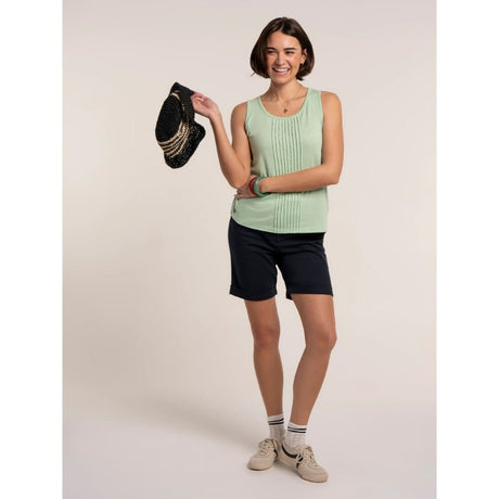 Brakeburn Collina Jersey Vest Top - Green - Old Railway Line Garden Centre