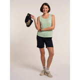 Brakeburn Collina Jersey Vest Top - Green