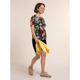 Brakeburn Doa Paisley Blouse Top - Navy - Old Railway Line Garden Centre