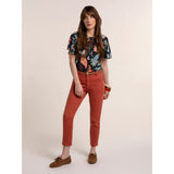 Brakeburn Doa Paisley Blouse Top - Navy
