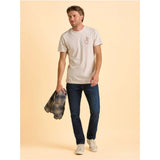 Brakeburn Dunkeld Bike Men's T-Shirt - Cream
