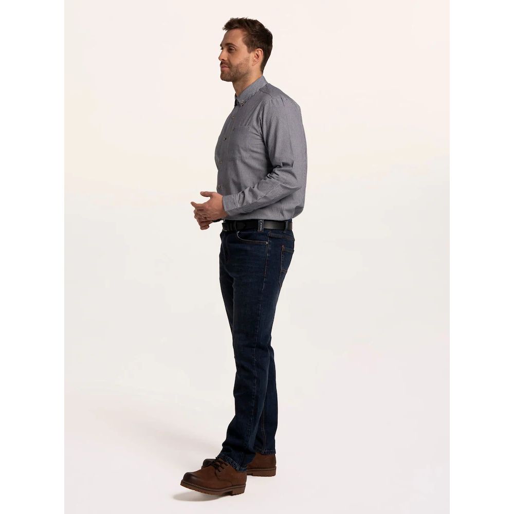 Brakeburn Eastcote Gingham Shirt - Blue