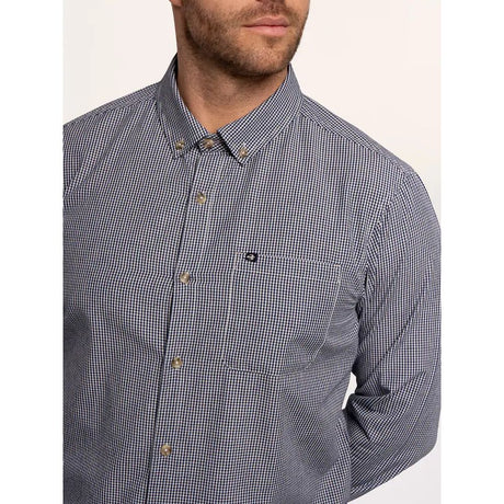 Brakeburn Eastcote Gingham Shirt - Blue
