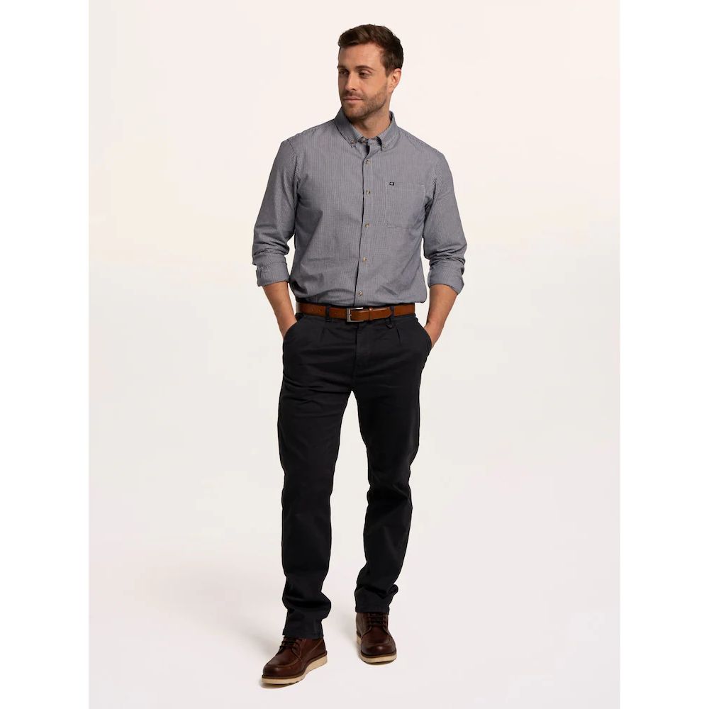 Brakeburn Eastcote Gingham Shirt - Blue