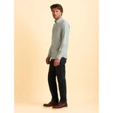 Brakeburn Evershot Stripe Men's Shirt - Blue