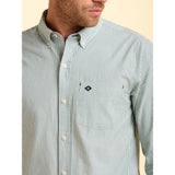 Brakeburn Evershot Stripe Men's Shirt - Blue