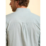 Brakeburn Evershot Stripe Men's Shirt - Blue