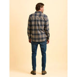 Brakeburn Farnworth Check Men's Shirt - Beige