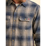 Brakeburn Farnworth Check Men's Shirt - Beige