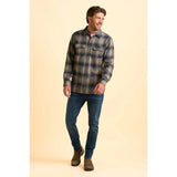Brakeburn Farnworth Check Men's Shirt - Beige