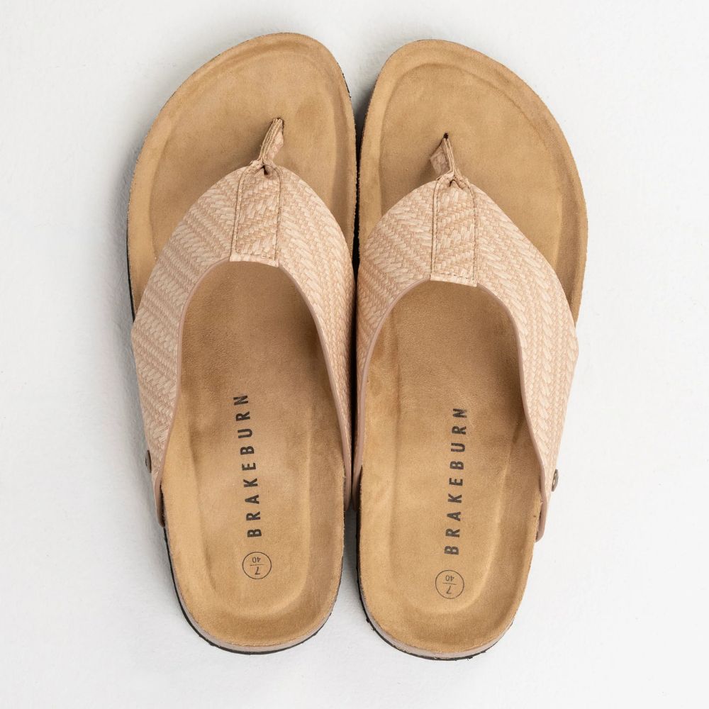 Brakeburn Fleet Women's Flip Flop - Cream