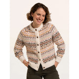 Brakeburn Gertrud Intarsia Knitted Cardigan - Multi-Coloured