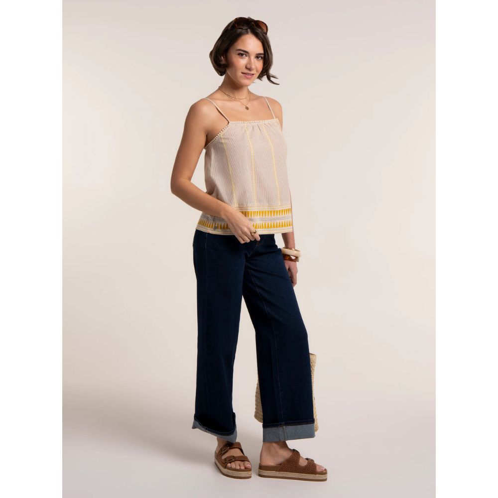 Brakeburn Haeun Vest - Cream