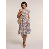 Brakeburn Ioanna Paisley Midi Dress - Multi-Coloured