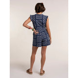 Brakeburn Izzy Embroidered Playsuit - Navy