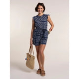 Brakeburn Izzy Embroidered Playsuit - Navy - Old Railway Line Garden Centre
