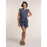 Brakeburn Izzy Embroidered Playsuit - Navy