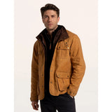 Brakeburn Laxer Waxed Flap Pocket Jacket - Tan