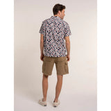 Brakeburn Mallaig Floral Printed Shirt - Blue