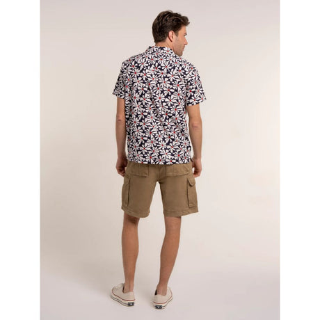 Brakeburn Mallaig Floral Printed Shirt - Blue