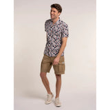 Brakeburn Mallaig Floral Printed Shirt - Blue