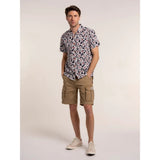 Brakeburn Mallaig Floral Printed Shirt - Blue - Old Railway Line Garden Centre
