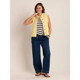 Brakeburn Mariposa Denim Waistcoat - Yellow