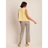 Brakeburn Mariposa Denim Waistcoat - Yellow