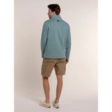 Brakeburn Matchams Quarter Zip Sweatshirt - Blue
