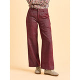 Brakeburn Neve Women's Trouser - Burgundy
