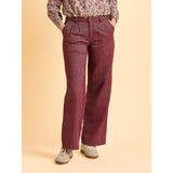 Brakeburn Neve Women's Trouser - Burgundy