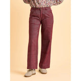 Brakeburn Neve Women's Trouser - Burgundy