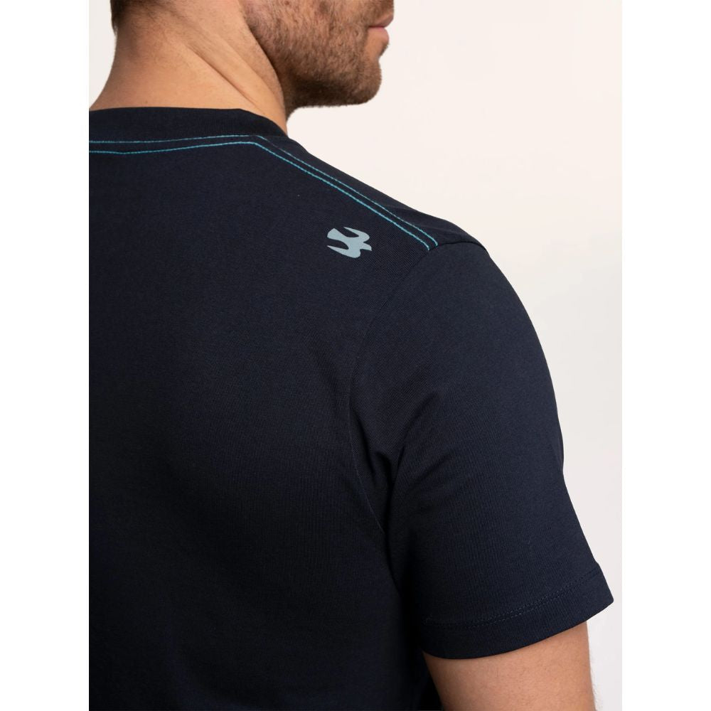 Brakeburn Northolt Bike Stack T-Shirt - Navy