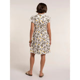 Brakeburn Renata Lemon Dress - White