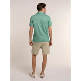 Brakeburn Sandown Micro Stripe Polo Shirt - Green