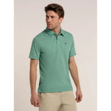 Brakeburn Sandown Micro Stripe Polo Shirt - Green