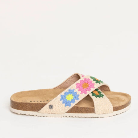Brakeburn Winfrith Crochet Sandals - Multi-Coloured