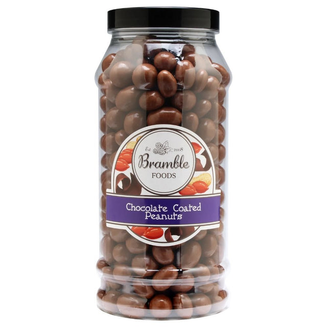 Bramble 665g Chocolate Coated Peanuts Gift Jar - Old Railway Line Garden Centre