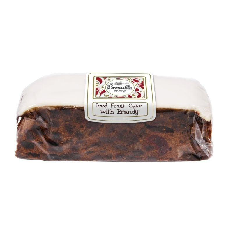 Bramble Foods Iced Fruit Cake with Brandy