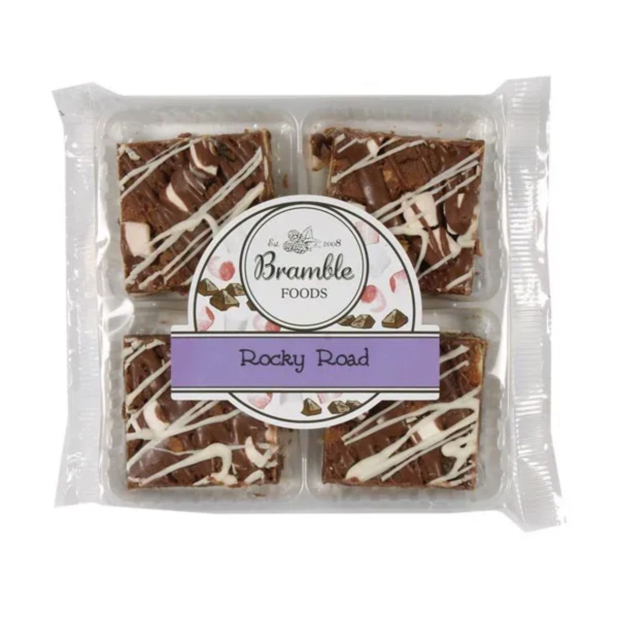 Bramble Foods Rocky Road Squares - Pack of 4