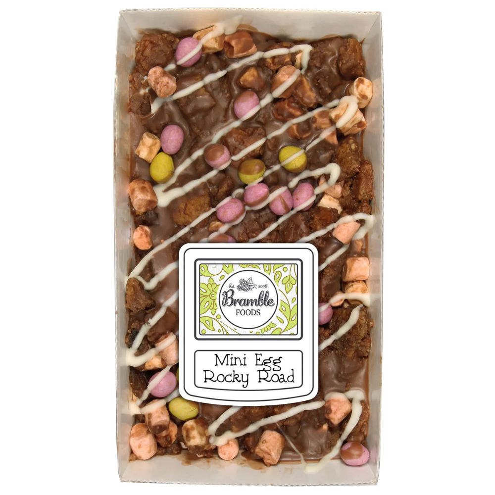 Bramble Foods Rocky Road Tray with Chocolate Mini Eggs