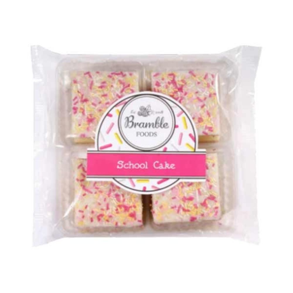 Bramble Foods School Cake Squares 4 Pack