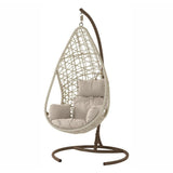 Bramblecrest Tetbury Single Cocoon Egg Chair - Nutmeg - Old Railway Line Garden Centre