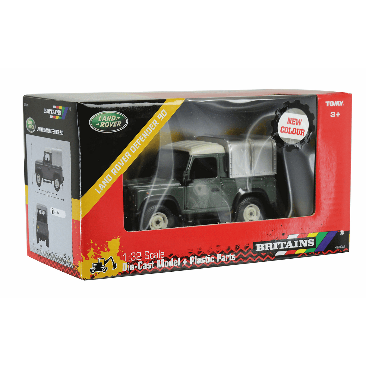 Britain’s Land Rover Defender 90 with Canopy - Old Railway Line Garden Centre