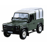 Britain’s Land Rover Defender 90 with Canopy - Old Railway Line Garden Centre