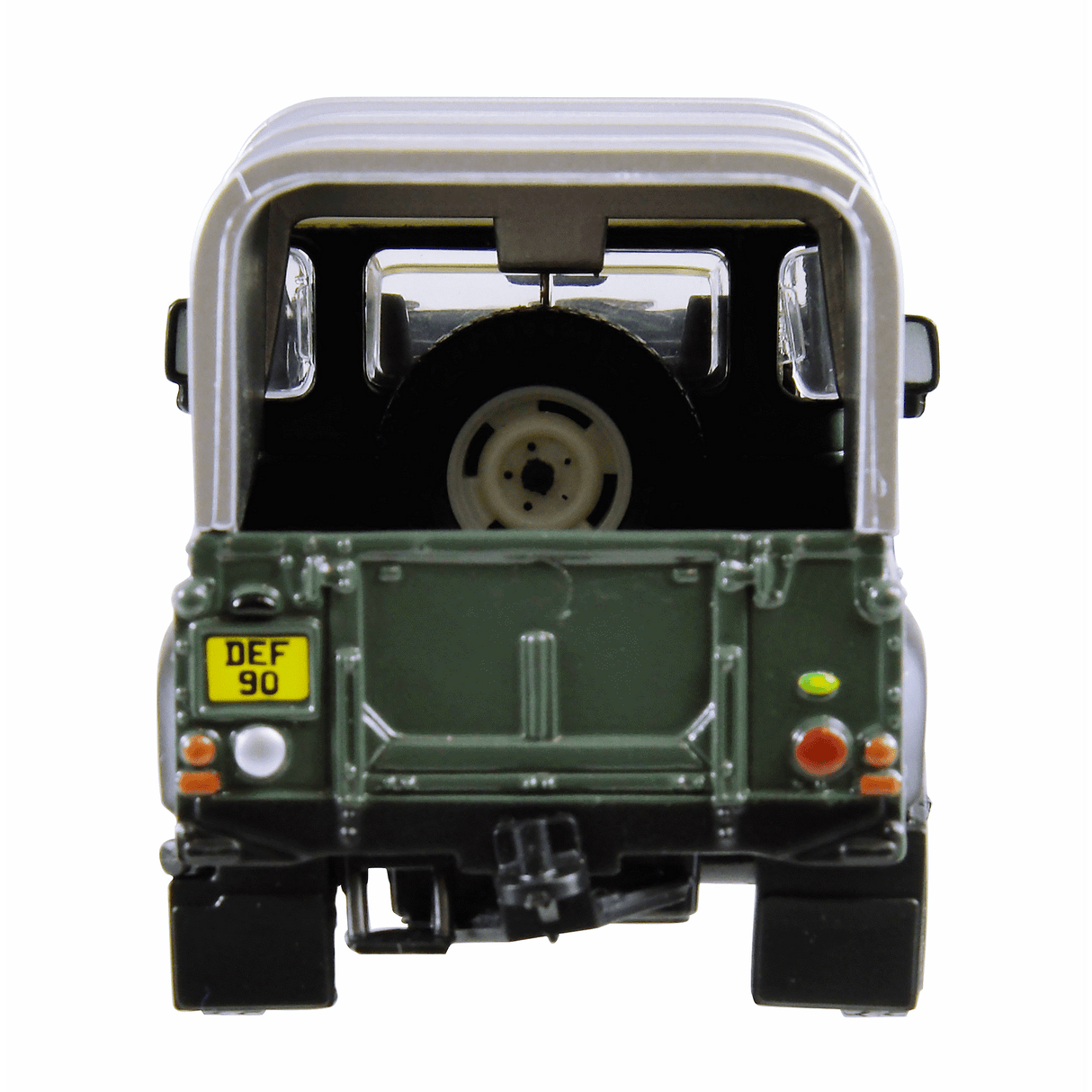 Britain’s Land Rover Defender 90 with Canopy - Old Railway Line Garden Centre