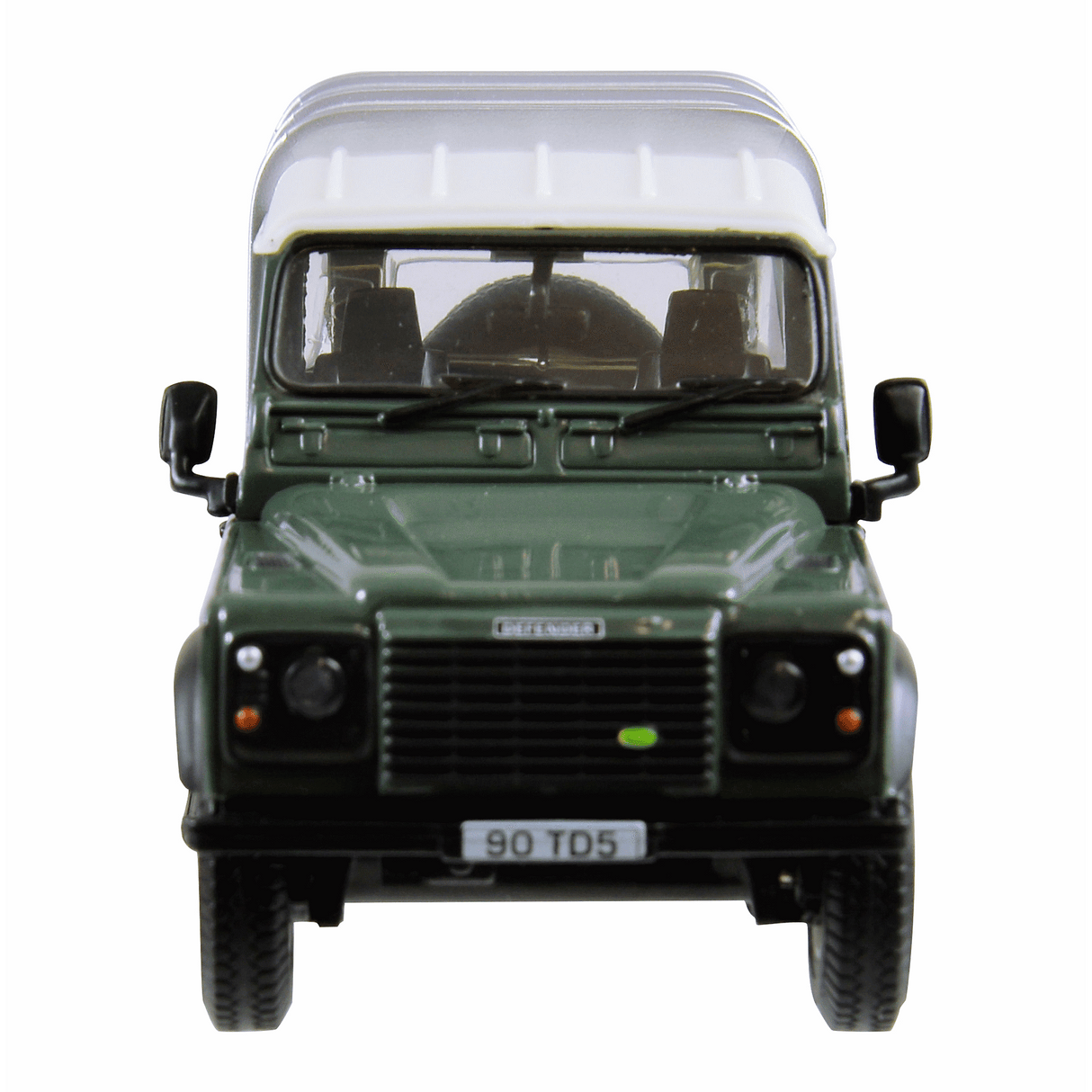 Britain’s Land Rover Defender 90 with Canopy - Old Railway Line Garden Centre