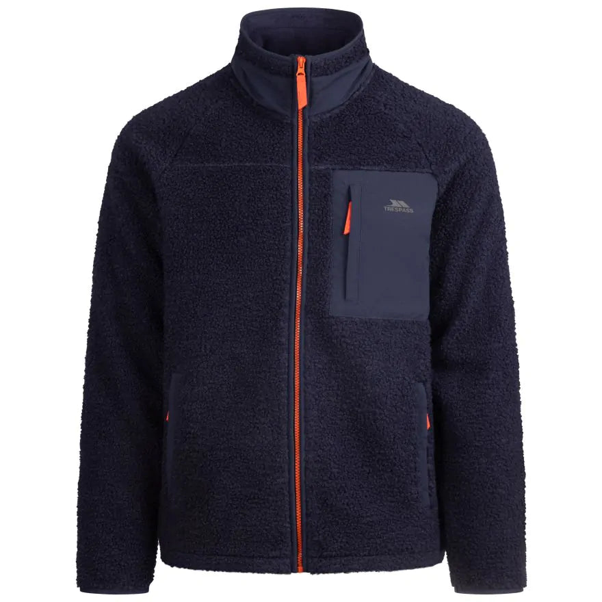 Trespass Brookes AT400 Full Zip Men's Fleece - Navy