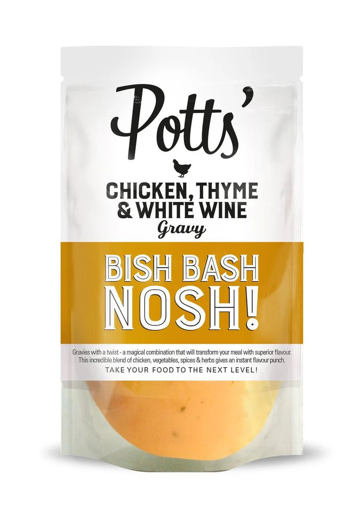 Potts 350g Chicken, Thyme & White Wine Gravy