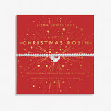 Joma Jewellery Silver Plated A Little 'Chirstmas Robin' Children's Bracelet